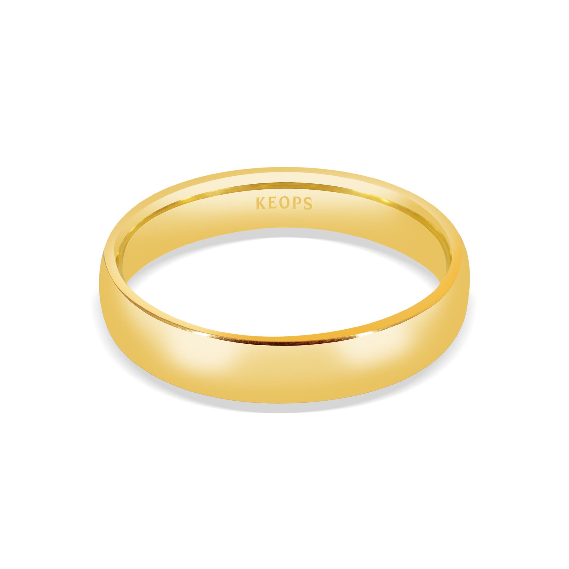 Klasik 4mm. Bombe2'li Kadın Alyans