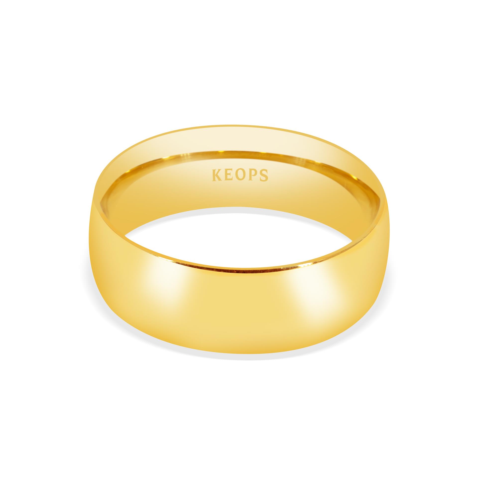 Klasik 7mm. Bombe1'li Kadın Alyans