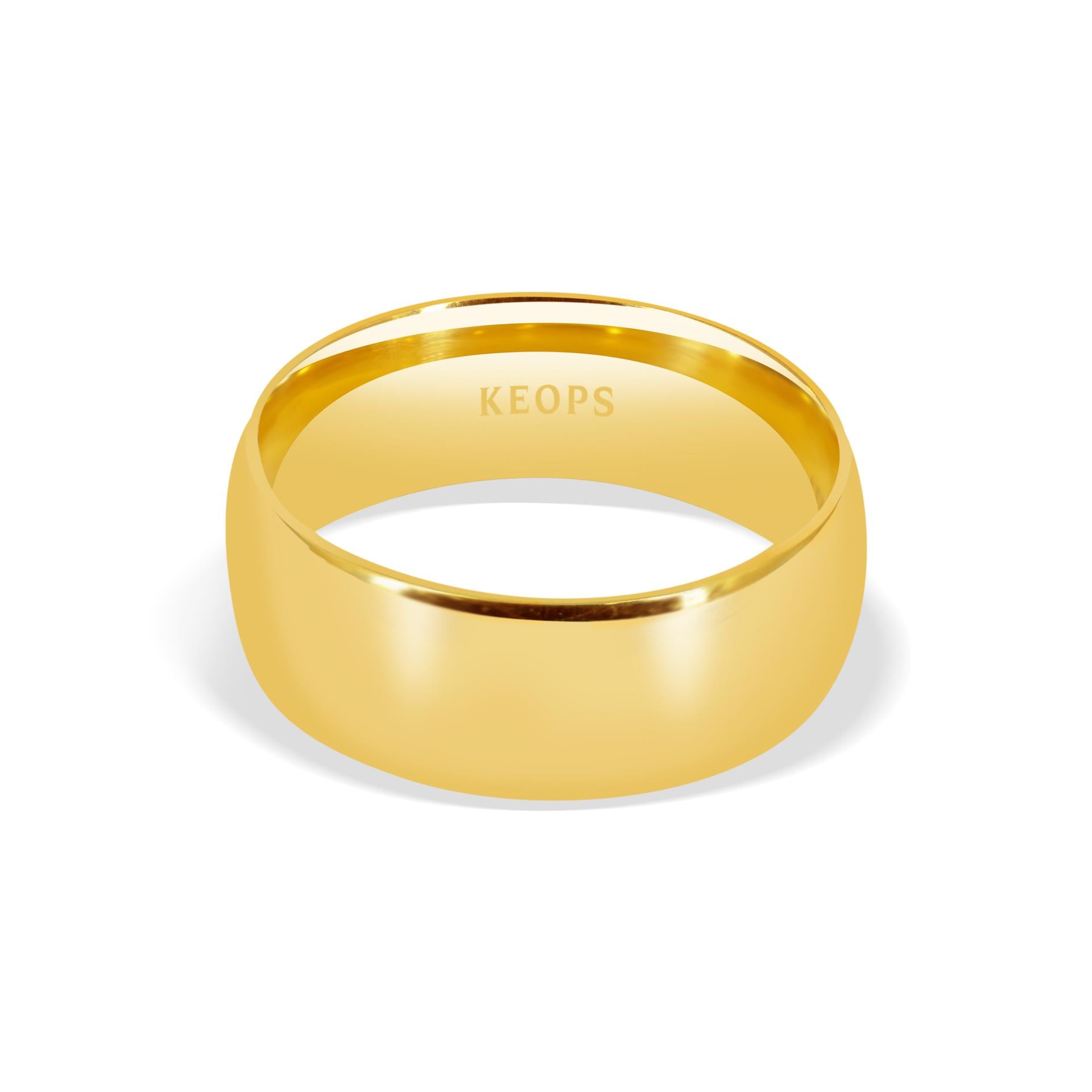 Klasik 8mm. Bombeli Erkek Alyans