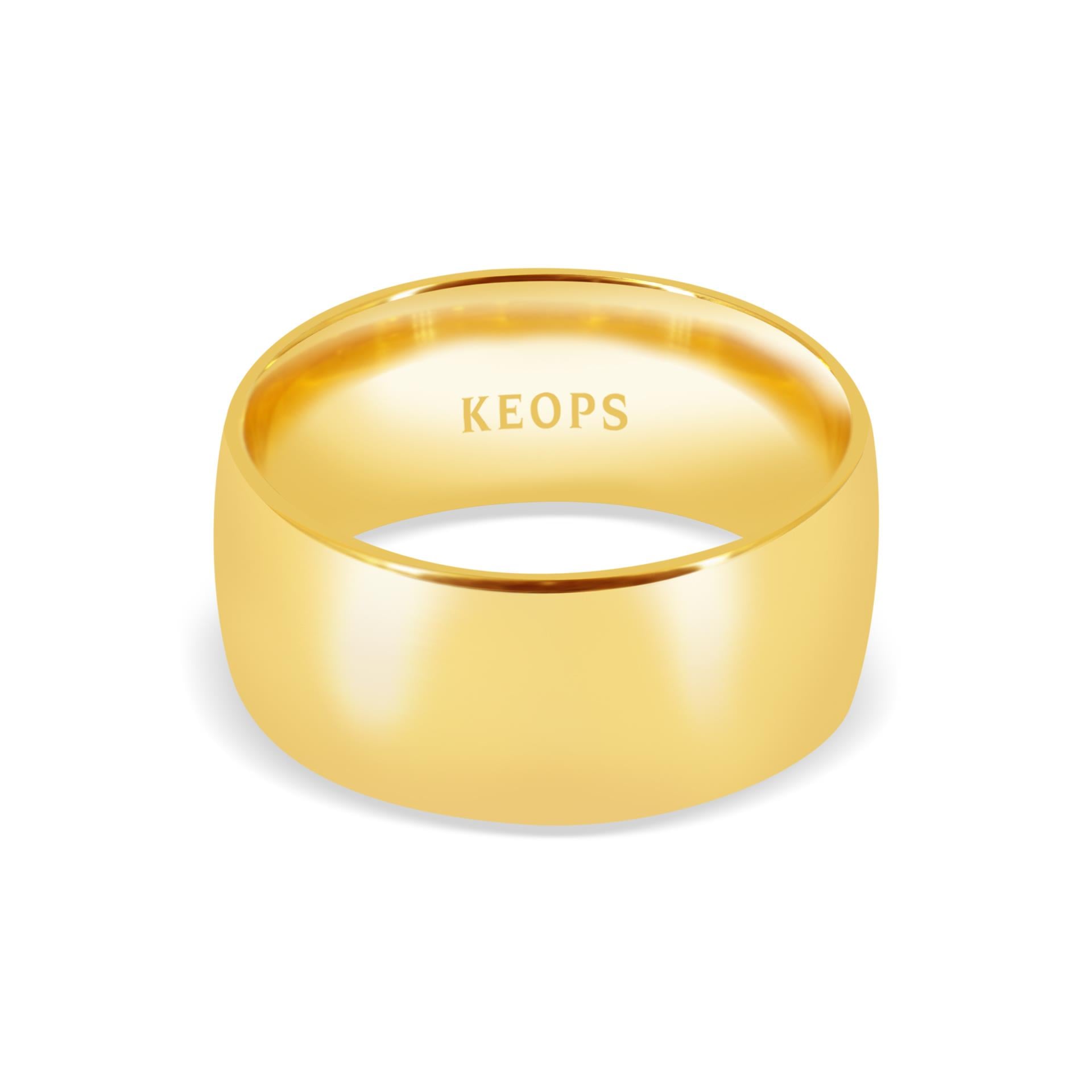 Klasik 9mm. Bombe1'li Erkek Alyans