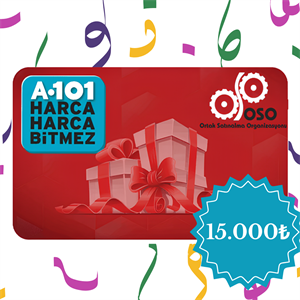 Hediye KartıA101A101 Market 15.000 TL Hediye Kartı │ OSO Ortak Satın Alma OrganizasyonuA101 Market 15.000 TL Hediye Kartı