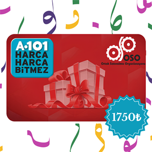 Hediye KartıA101A101 Market 1750 TL Hediye Kartı │ OSO Ortak Satın Alma OrganizasyonuA101 Market 1750 TL Hediye Kartı