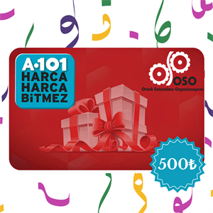 Hediye KartıA101A101 Market 500 TL Hediye Kartı │ OSO Ortak Satın Alma OrganizasyonuA101 Market 500 TL Hediye Kartı