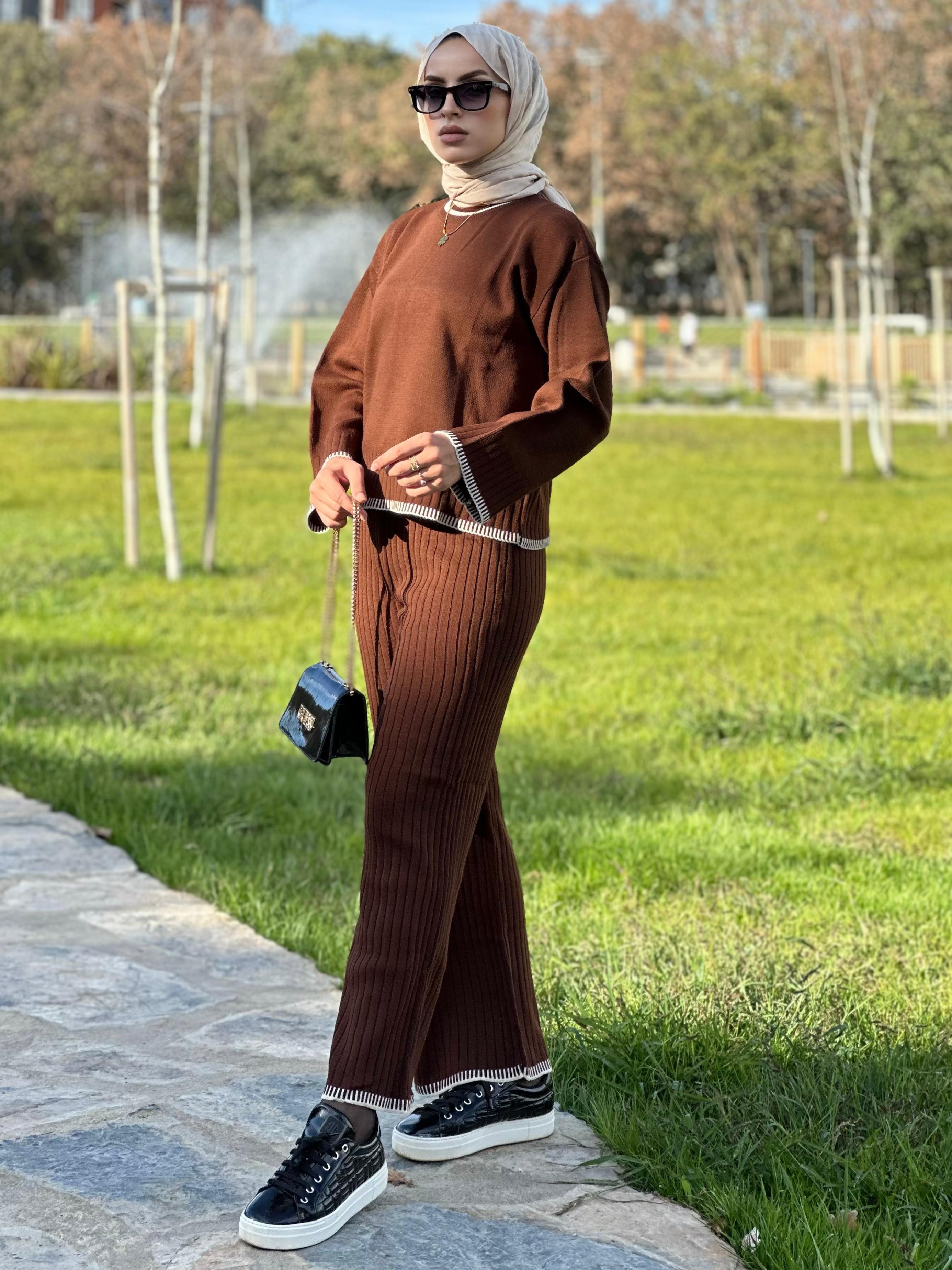 çoban dikişli triko takım
