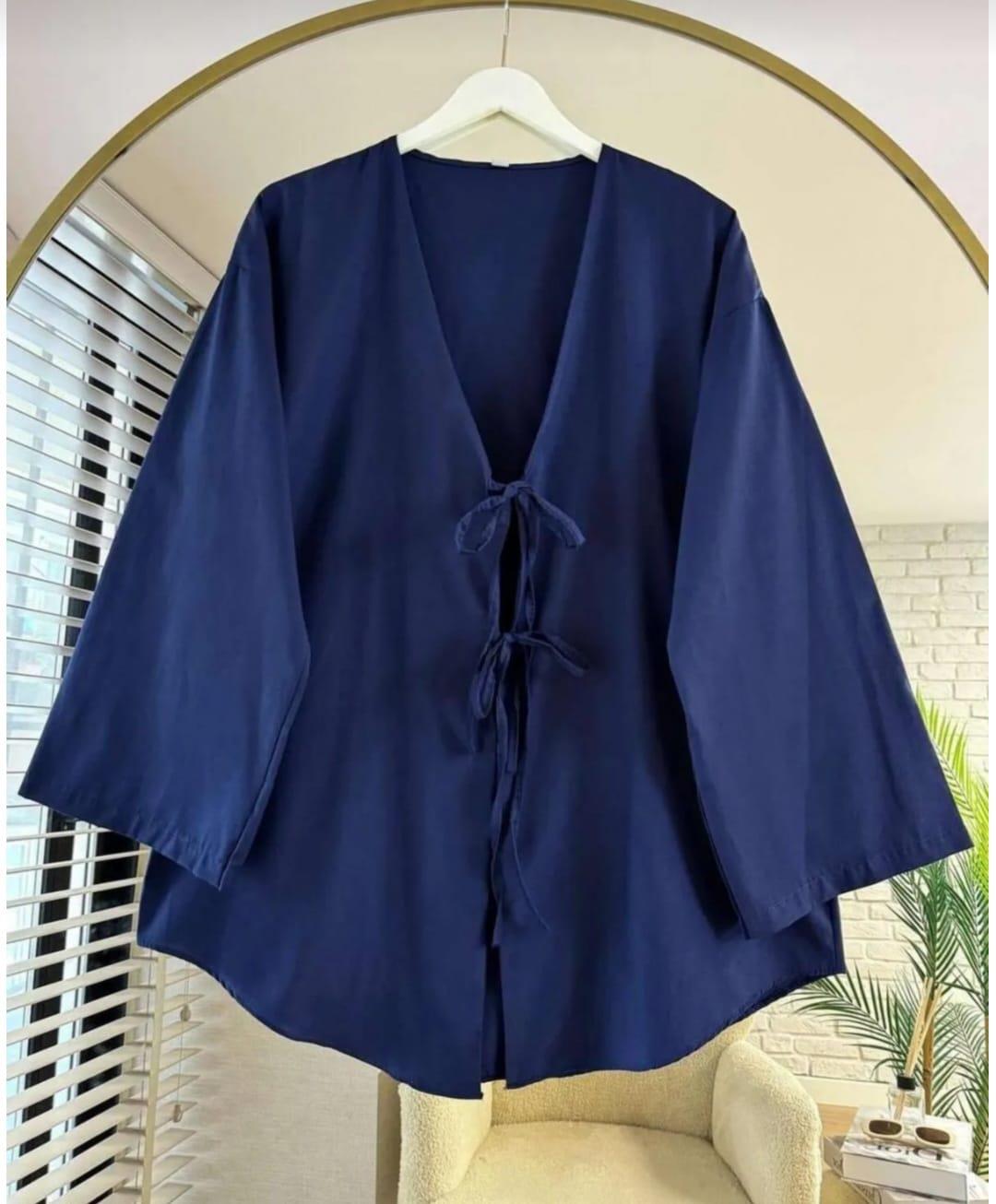 Önü Bağlamalı Kimono Tunik