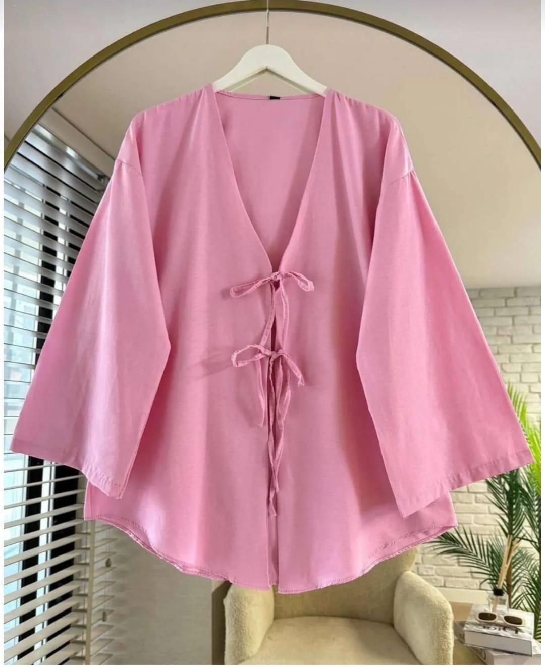 Önü Bağlamalı Kimono Tunik