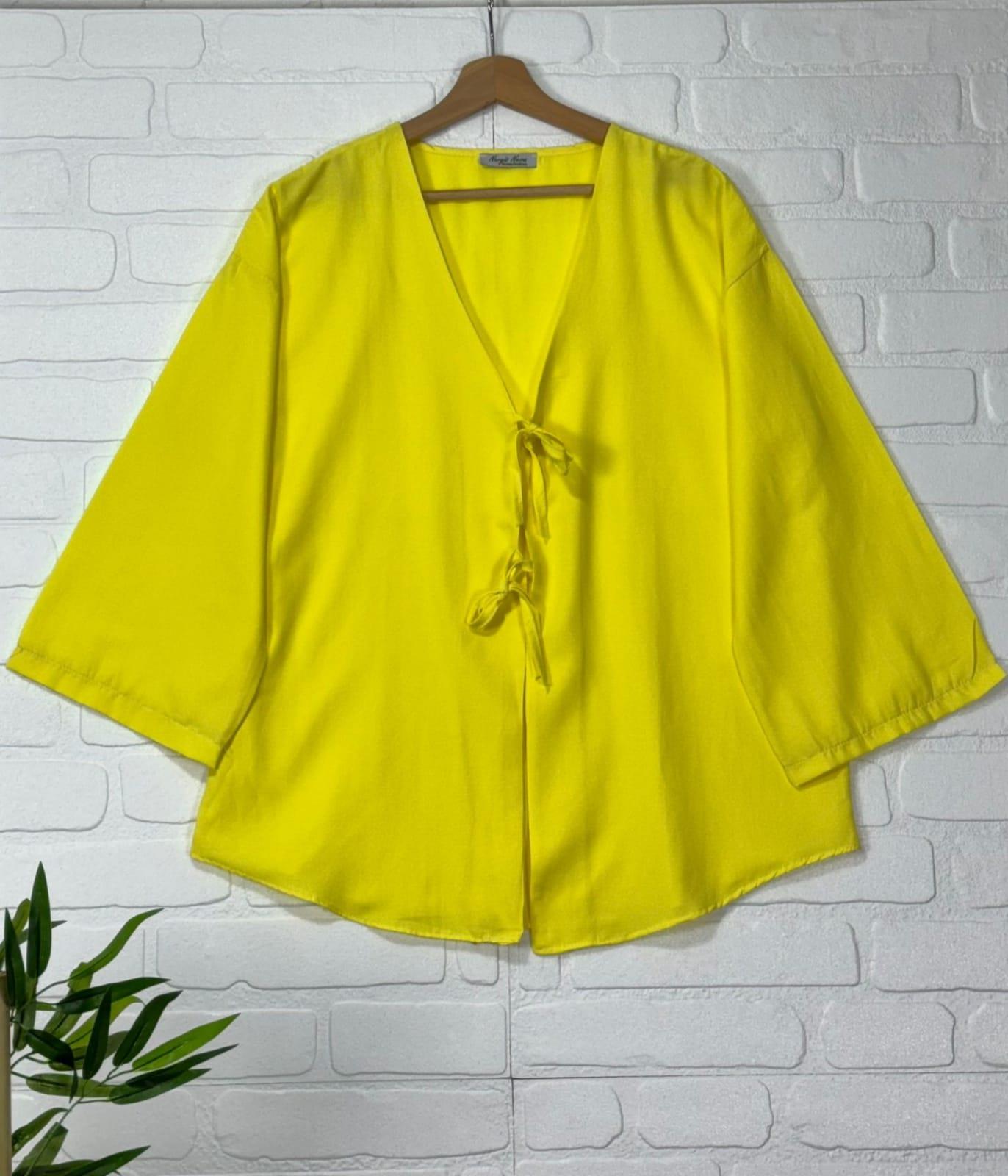 önü bağlamalı kimono tunik