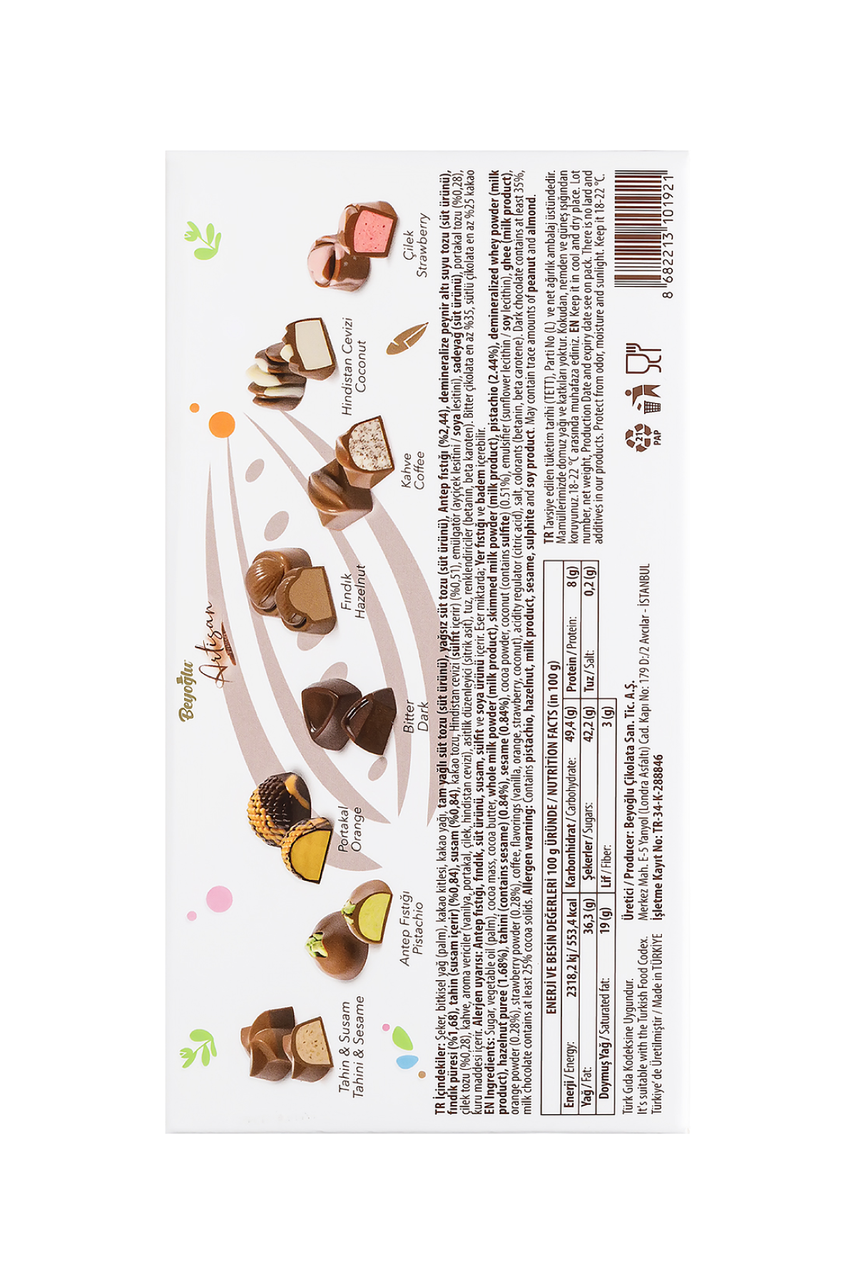 Beyoğlu Artizan Pralines 80 Gr.