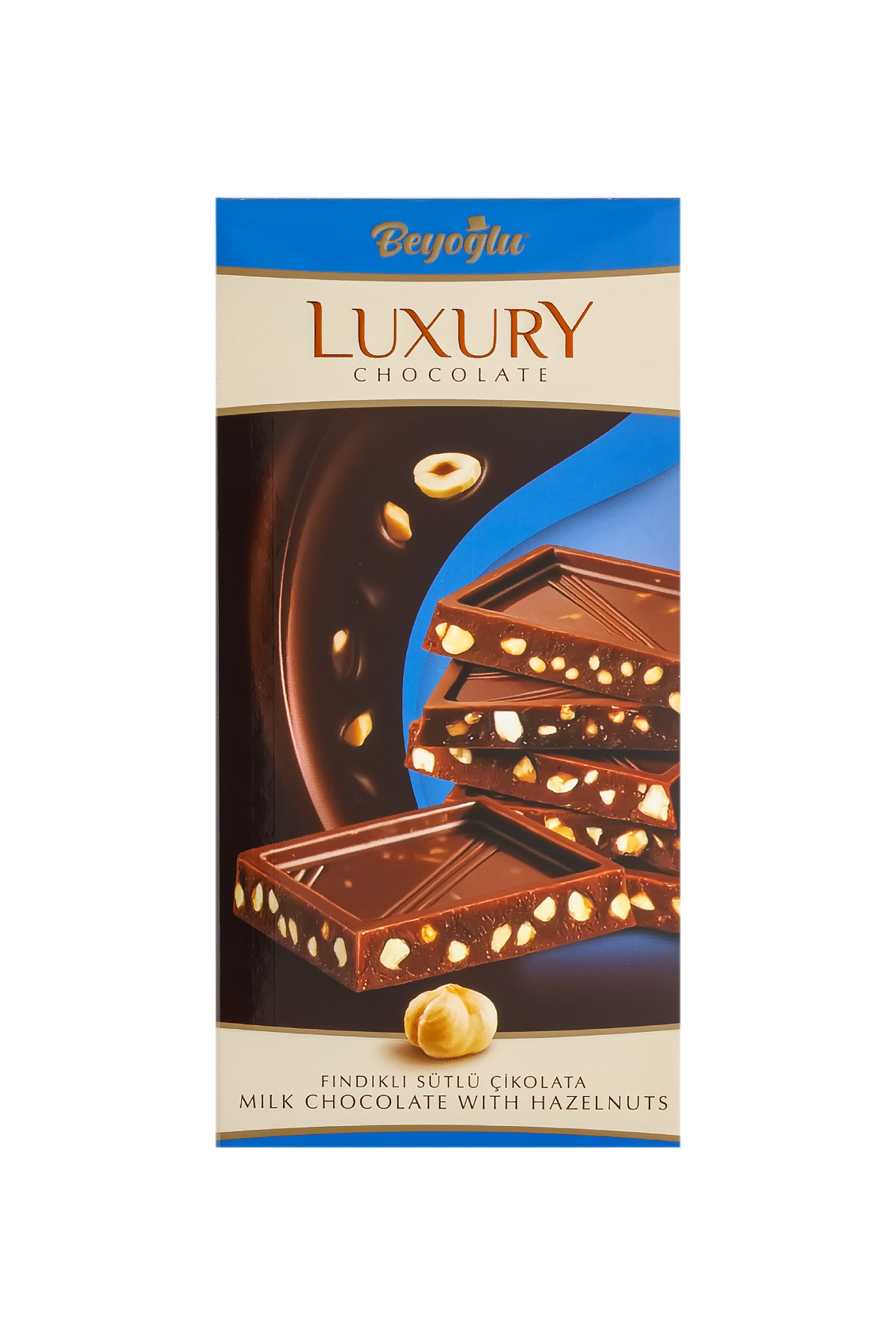 Beyoğlu Çikolata Luxury Fındıklı Tablet Çikolata 65 Gr.