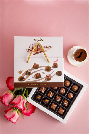 Artizan Dolgulu Karışık Pralin Çikolata Çantalı 160 Gr.