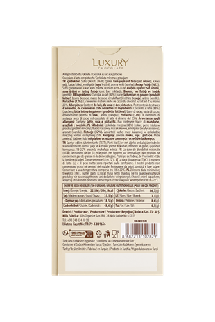 Beyoğlu Çikolata Luxury Antep Fıstıklı Tablet Çikolata 65 Gr.