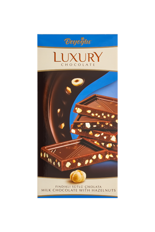 Beyoğlu Çikolata Luxury Fındıklı Tablet Çikolata 65 Gr.