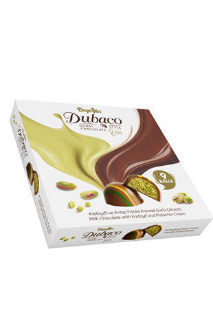 Beyoğlu Dubaco Çıtır Kadayıflı Ve Antep Fstık Kremalı Dubai Topları 9lu(99Gr.)