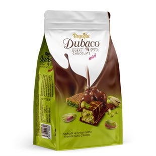 Beyoğlu Çikolata'nın eşsiz lezzetleri arasında mini çikolatalar, çıtır kadayıflı ve Antep fıstıklı Dubai çikolatası bulunmaktadır. En lezzetli çikolatalar için beyoglucikolata.com.tr'ye göz atın!Beyoğlu Dubaco Mini Çıtır Kadayıflı Dubai Çikolatası 200 Gr.