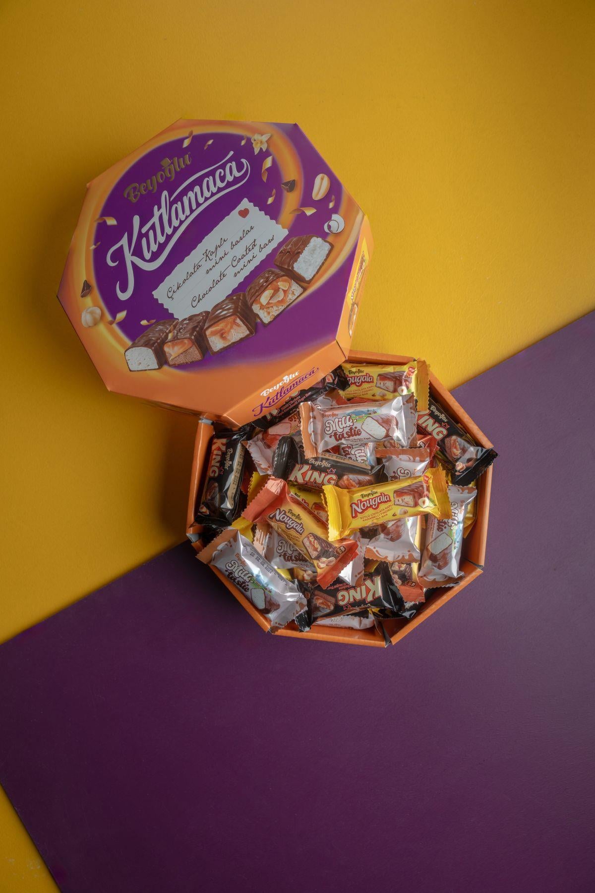 Beyoğlu Celebration Chocolate Covered Mini Bars 450 Gr.