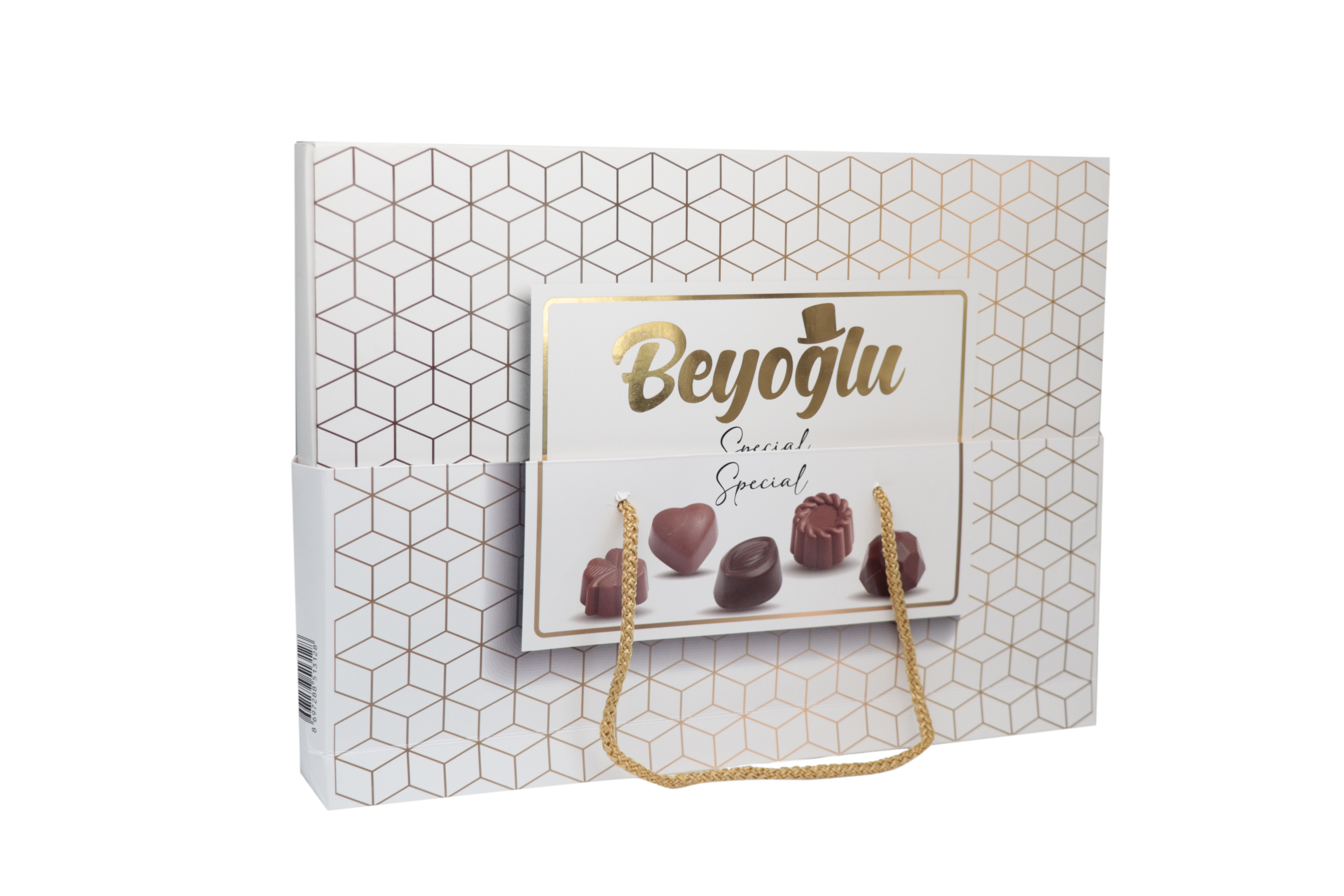 Beyoğlu Special Sütlü Dolgulu Pralin Çantalı Bayramlık Çikolata 240 Gr.