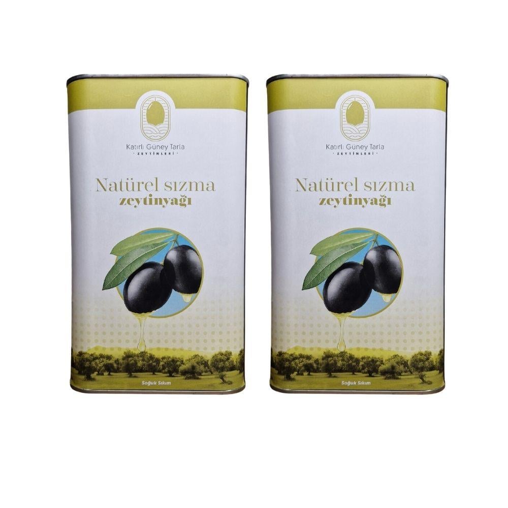 Natürel Sızma ZeytinyağıKatırlı Köyü Güney Tarla Natürel Sızma Zeytinyağı 10 Litre - Soğuk Sıkım