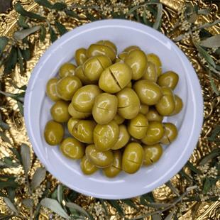 Yeşil ZeytinDomat Kırma Yeşil Zeytin (XXL) - 1 KG