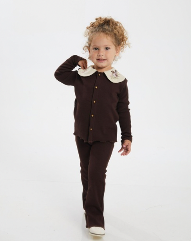 İŞLEMELİ YAKALI TAKIM