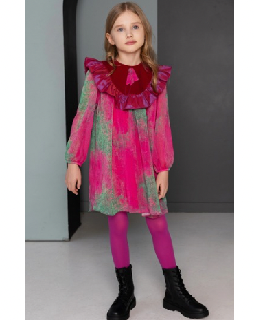 ÖZEL TASARIM PEMBE ELBİSE