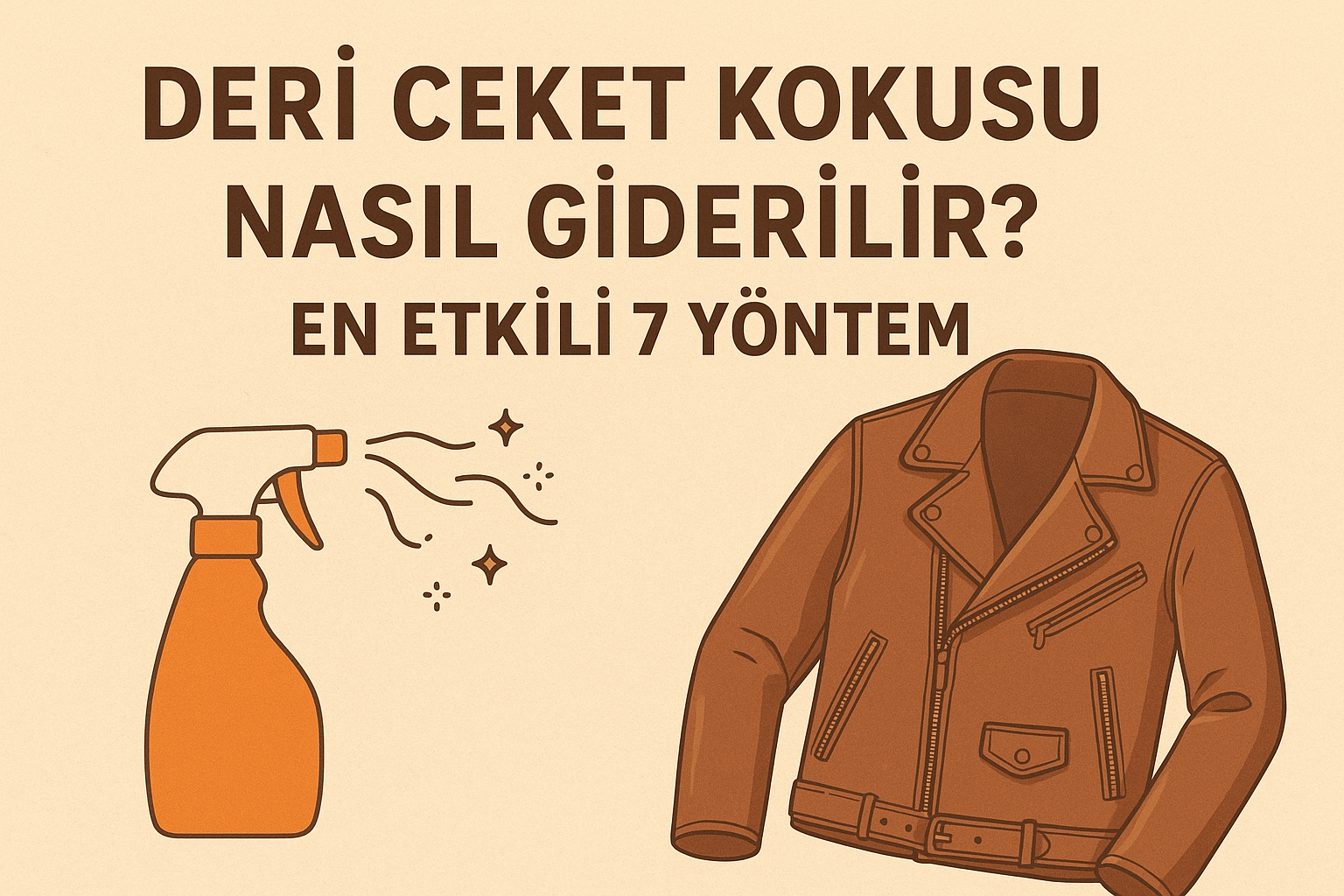 Deri Ceket Kokusu Nasıl Giderilir? En Etkili 7 Yöntem