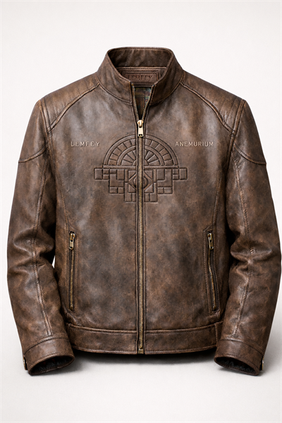 Anemurium Antique Brown Erkek Deri Ceket