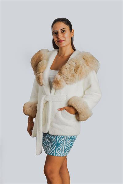 Harkov Alcantra Bayan Deri Ceketi