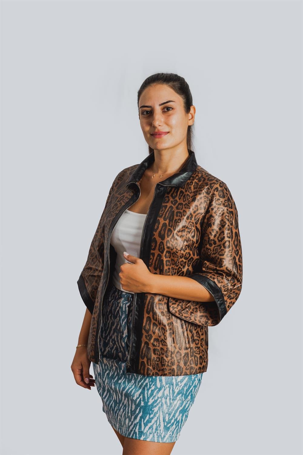 Alytus Bayan Deri Ceketi