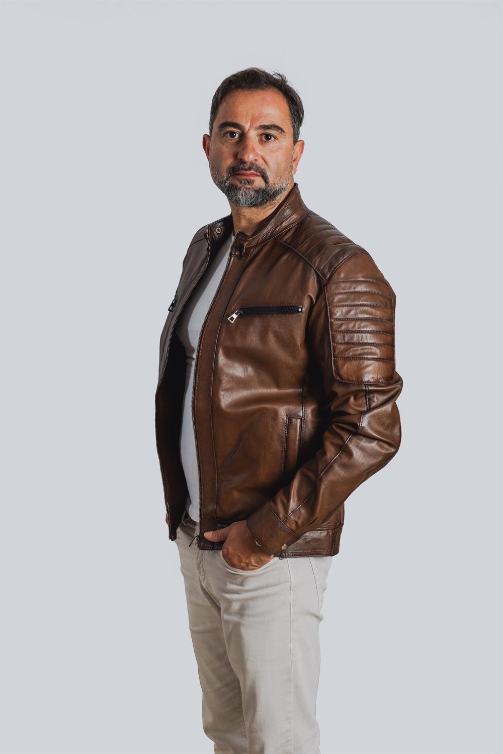 Emanisa Erkek Deri Ceket