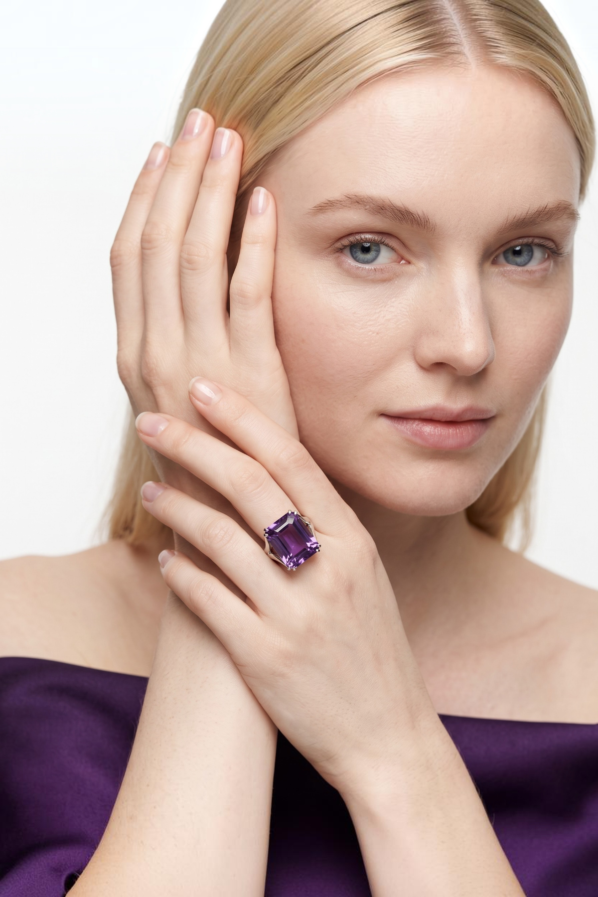 Amethystring 14 Karat