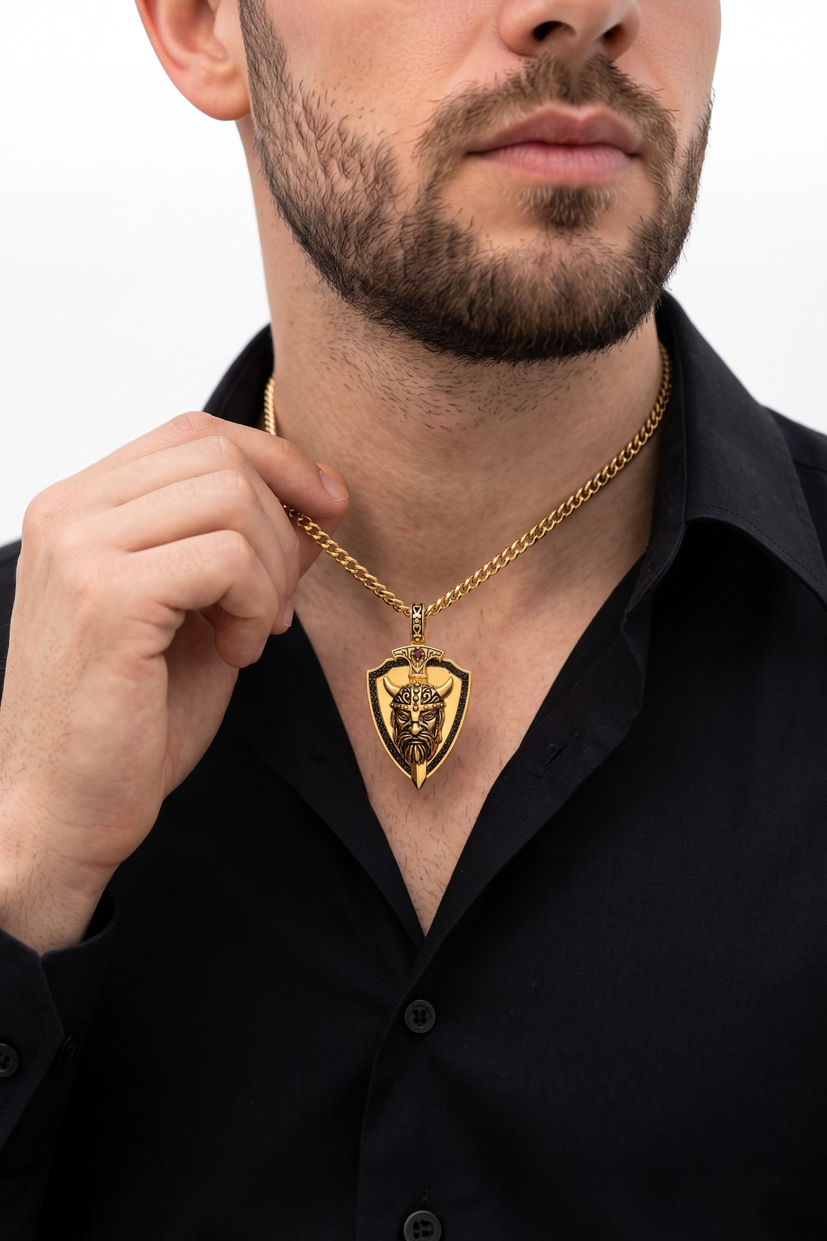 Zircon Stone Fantasy Pendant 14 Carat