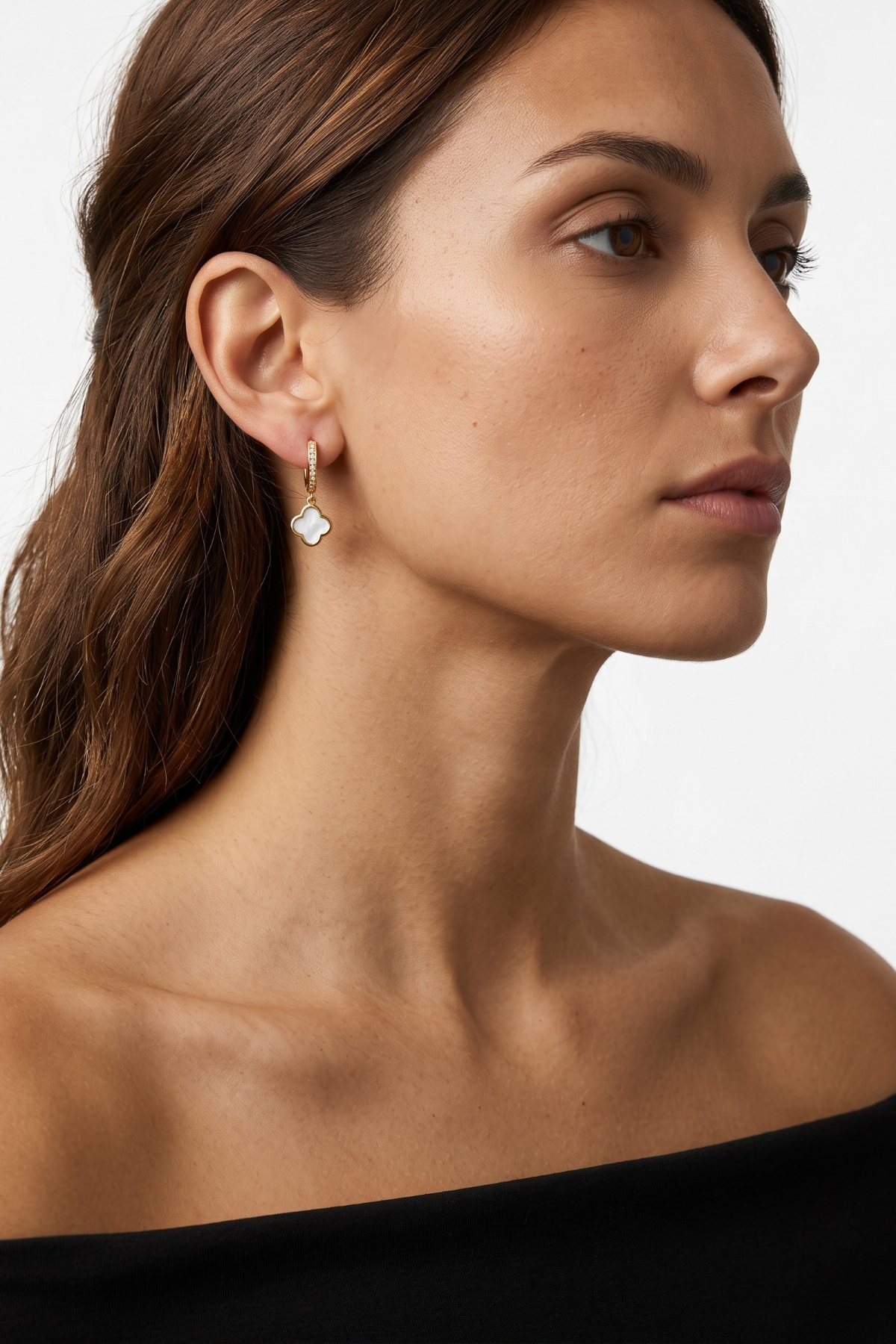 Vancleff-Ohrring 14 Karat