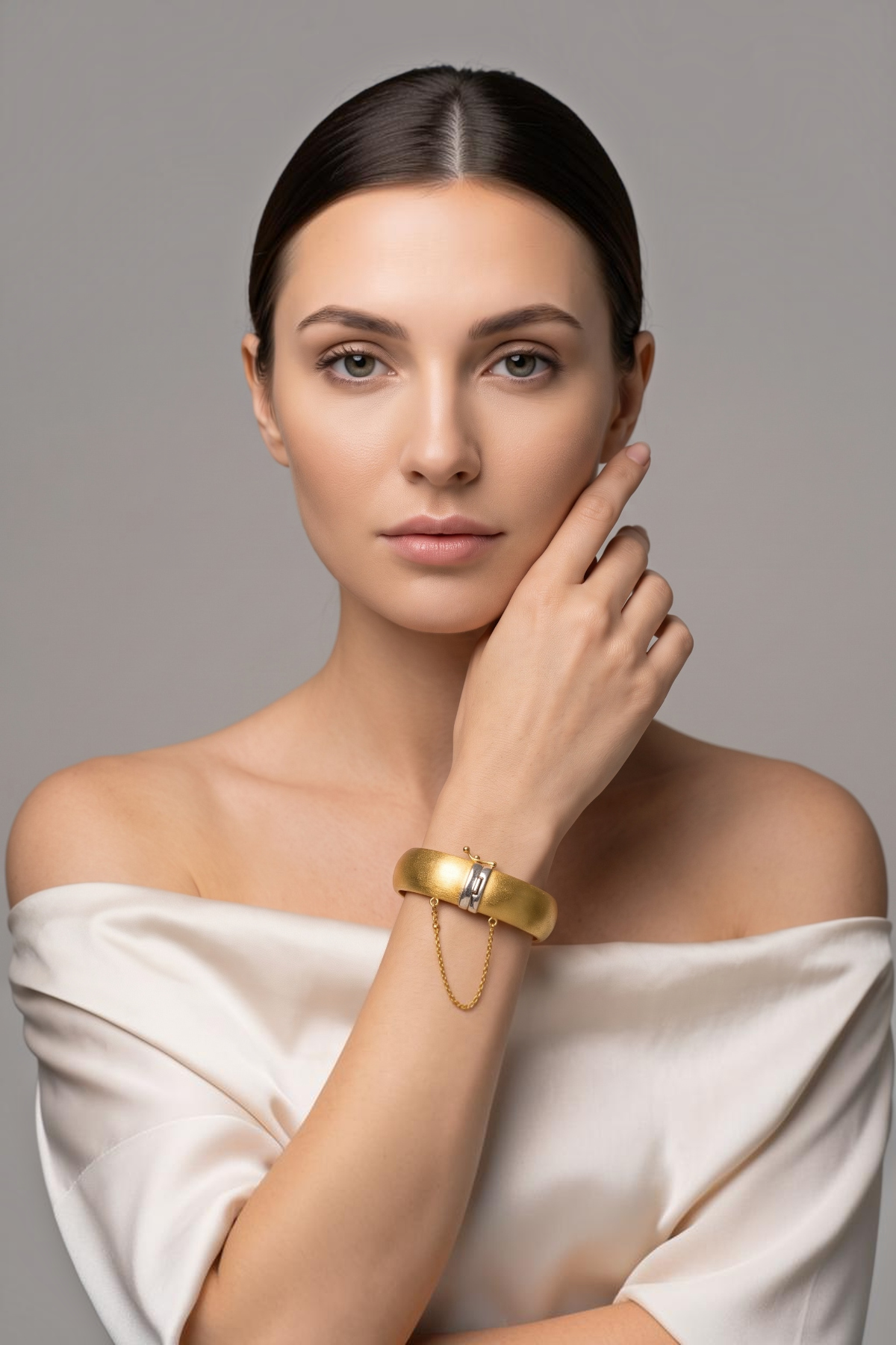 Fantasy Mattes Armband 14 Karat