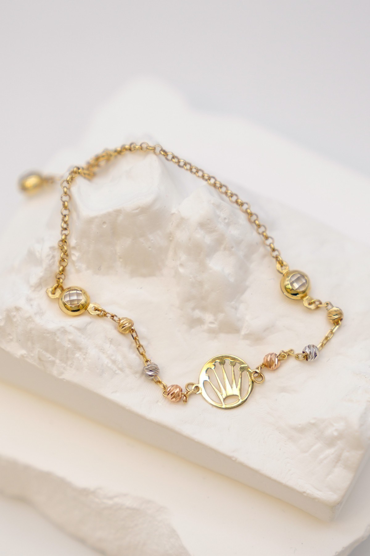Dorisches Rolexss-Armband 14 Karat