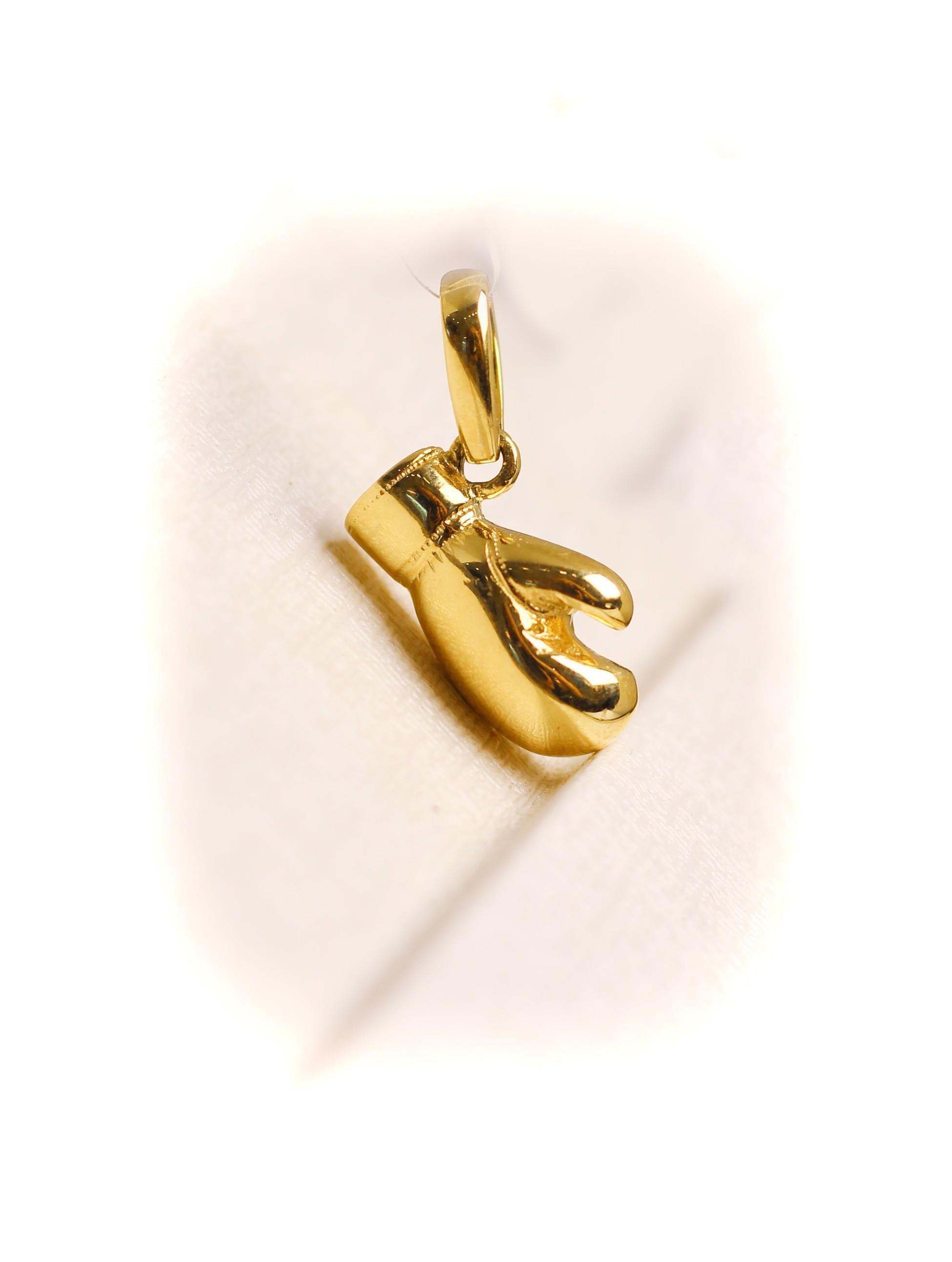Boxing Glove Shaped Pendant 14 Carat