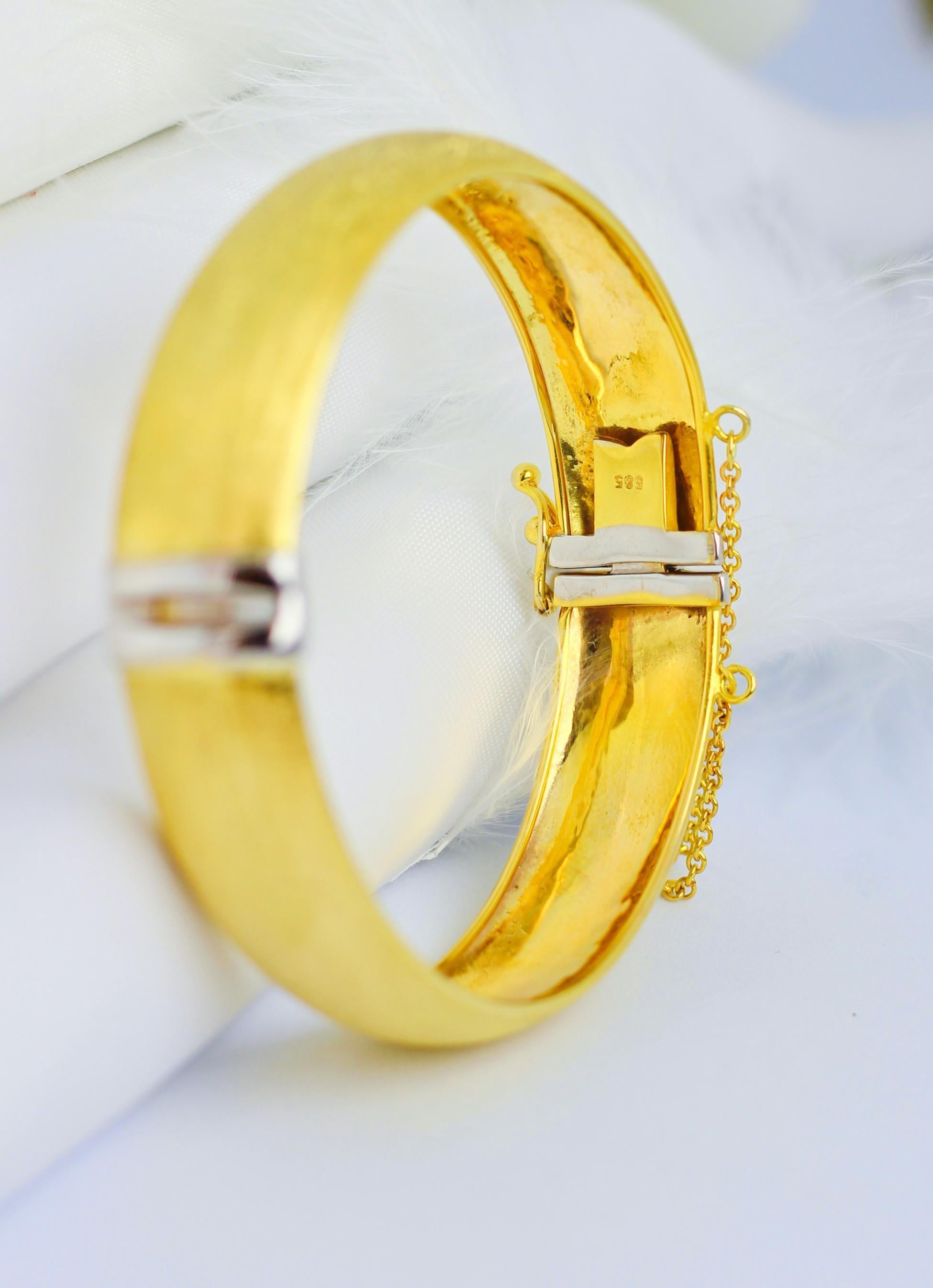 Fantasy Mattes Armband 14 Karat