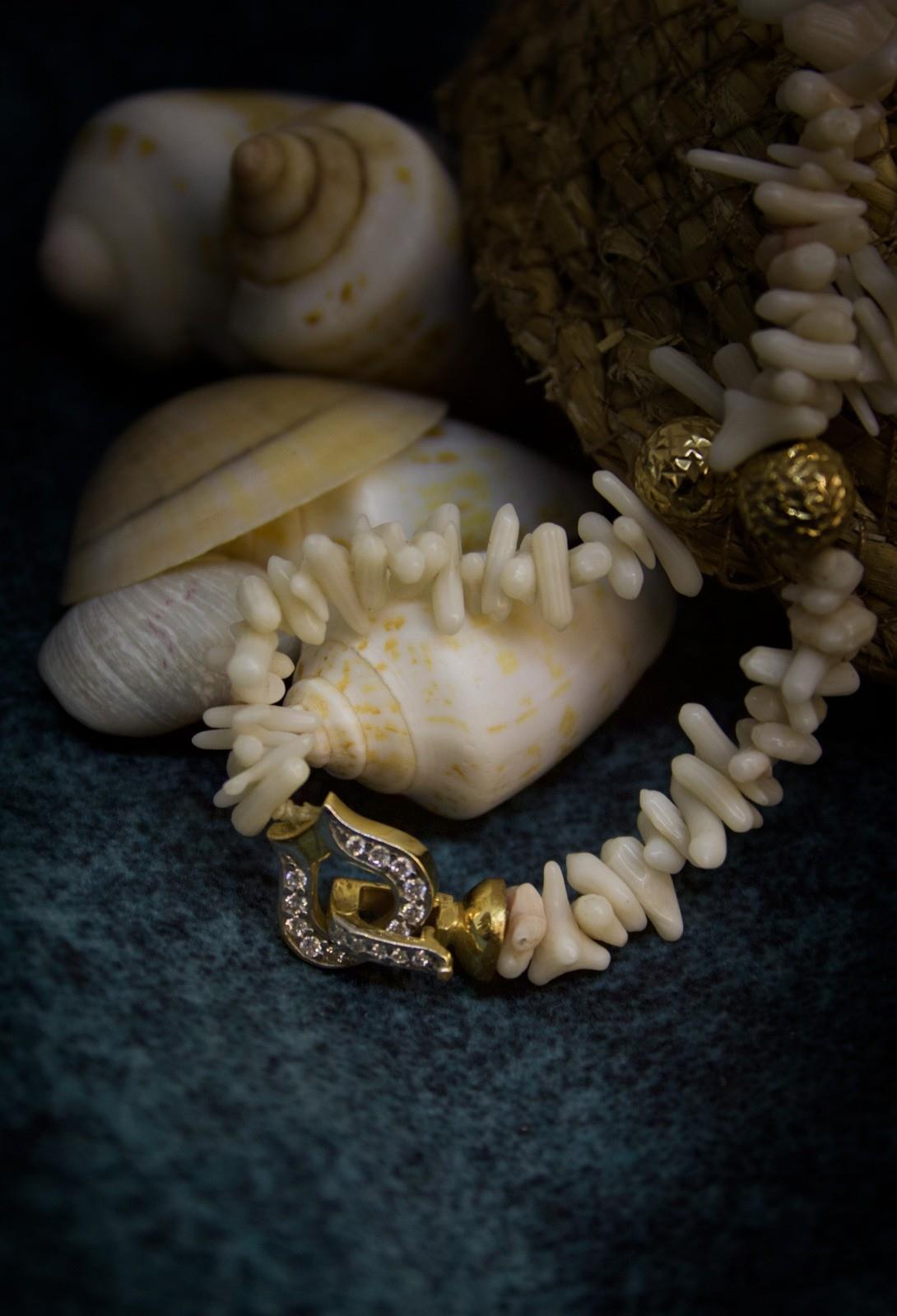 Ivory Necklace 14 Carat