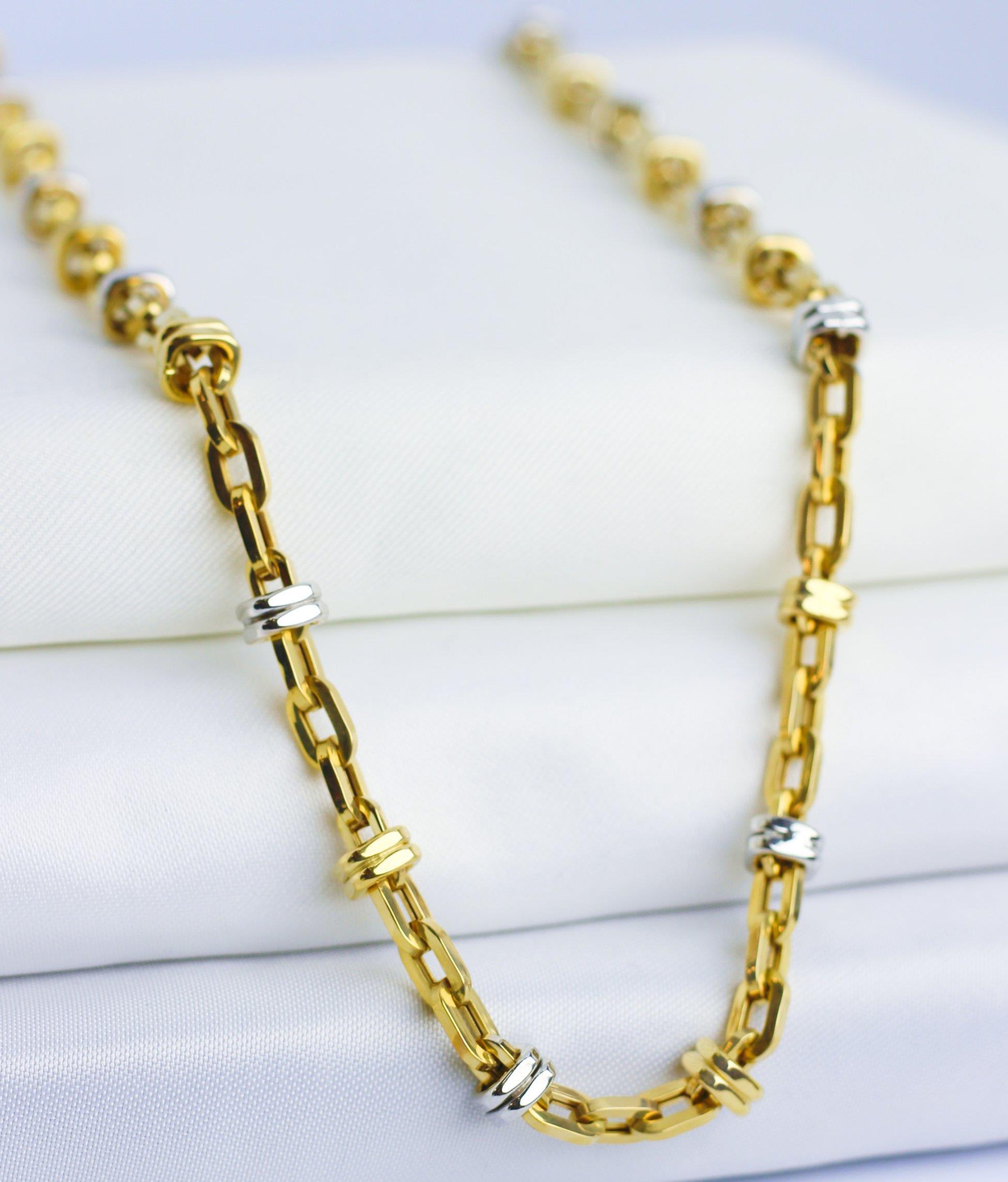 Italienische Cartier-Kette 14 Karat
