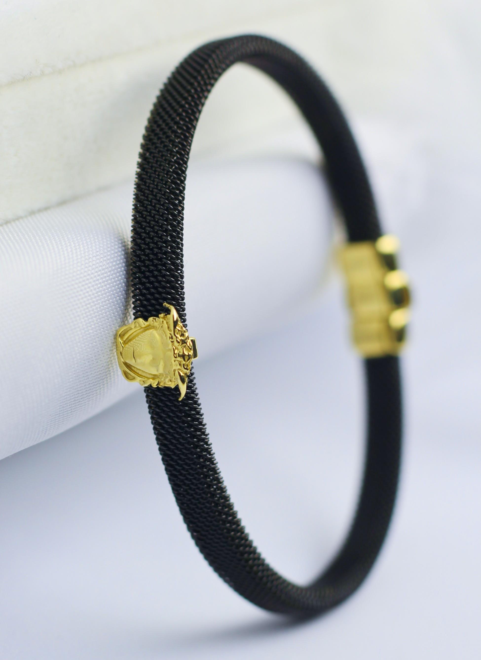 Medusa-Armband 14 Karat