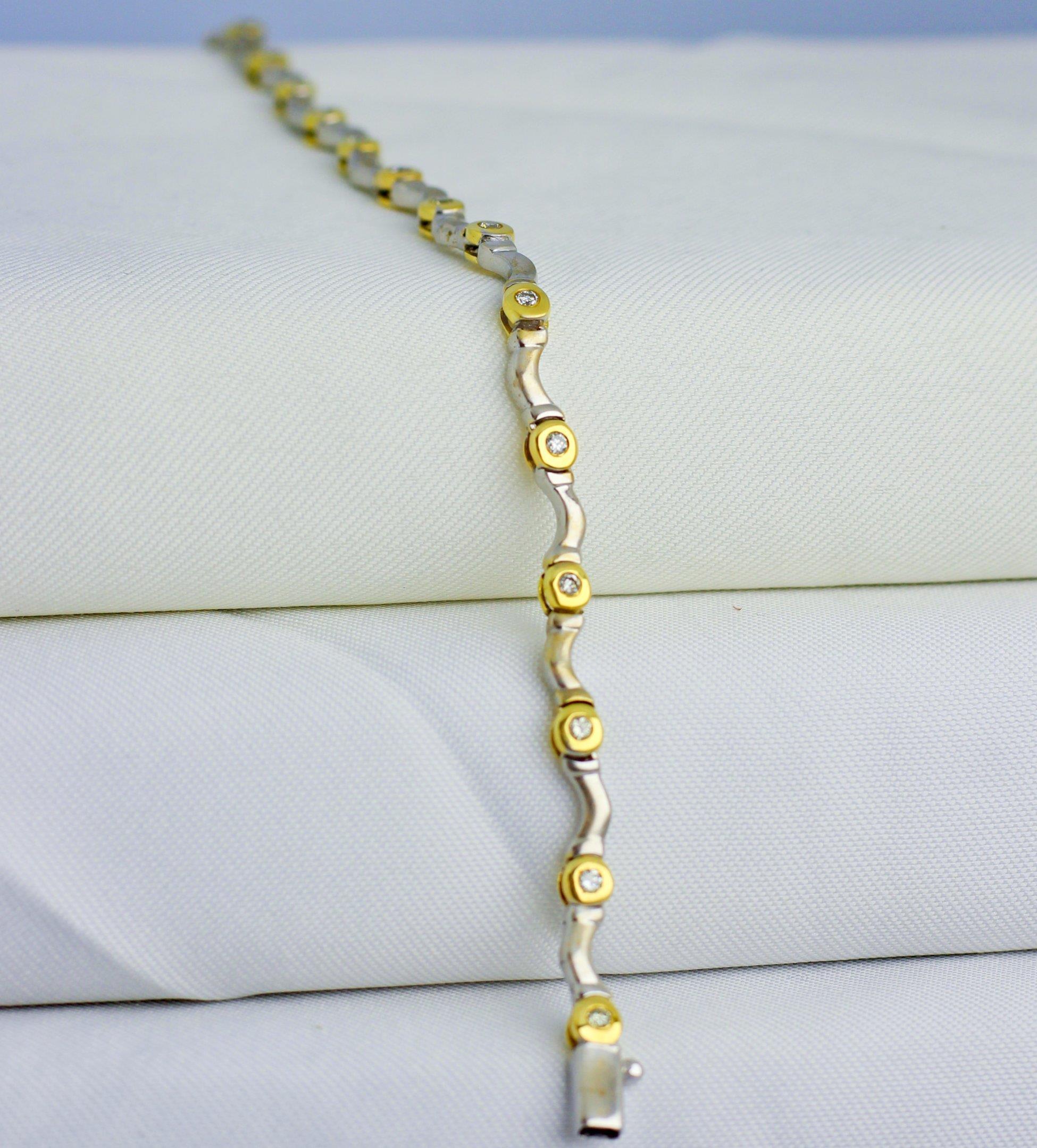 Diamond Bracelet 14 Carat