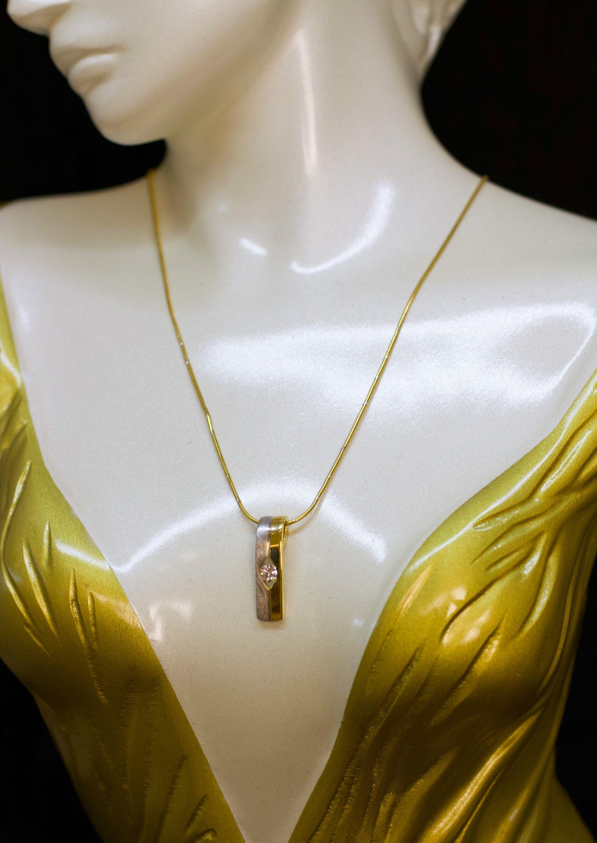 Diamond Pendant 14 Carat