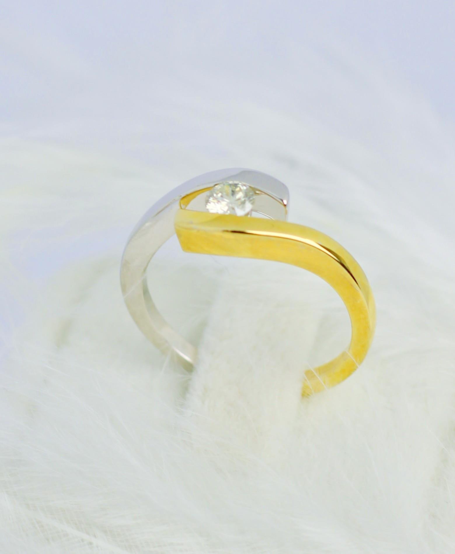 Solitaire Diamond Ring 14 Carat