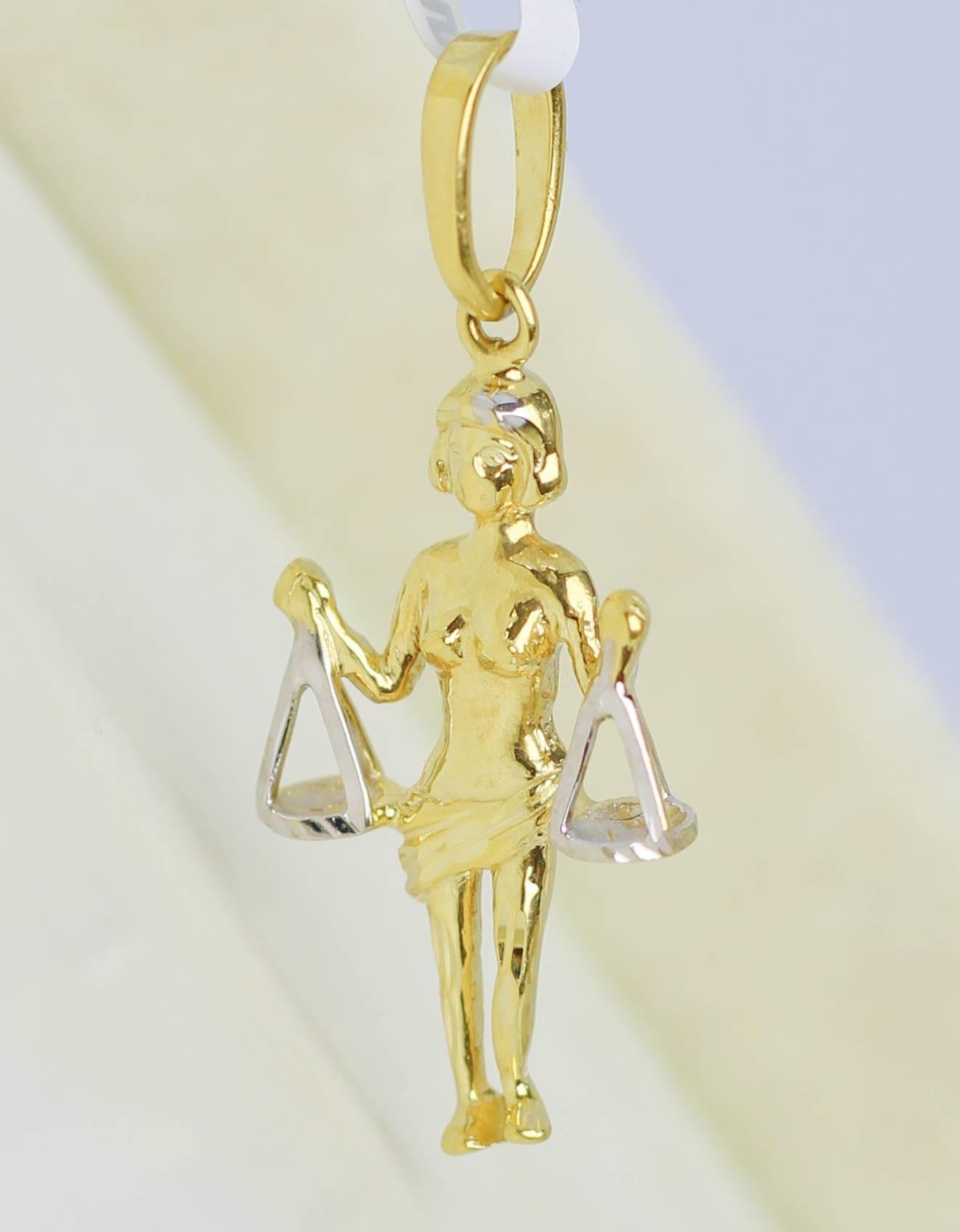 Libra Necklace 14 Carat