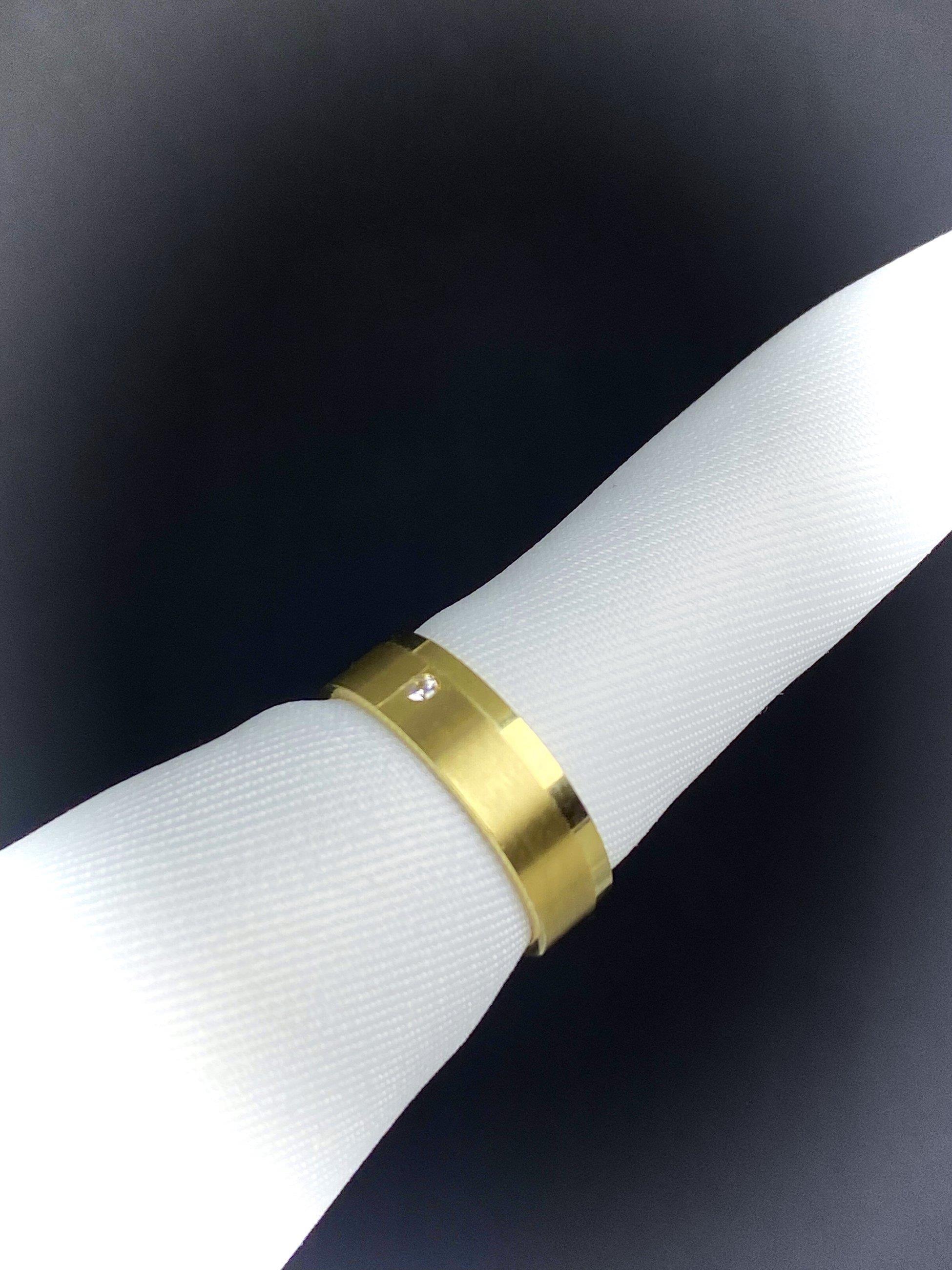 Zirkonstein-Solitärring 14 Karat