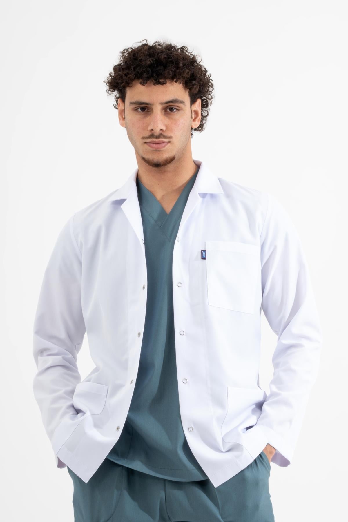 CEKET BOY, UZUN KOL, KLASİK YAKA, ERKEK DOKTOR ÖNLÜĞÜ