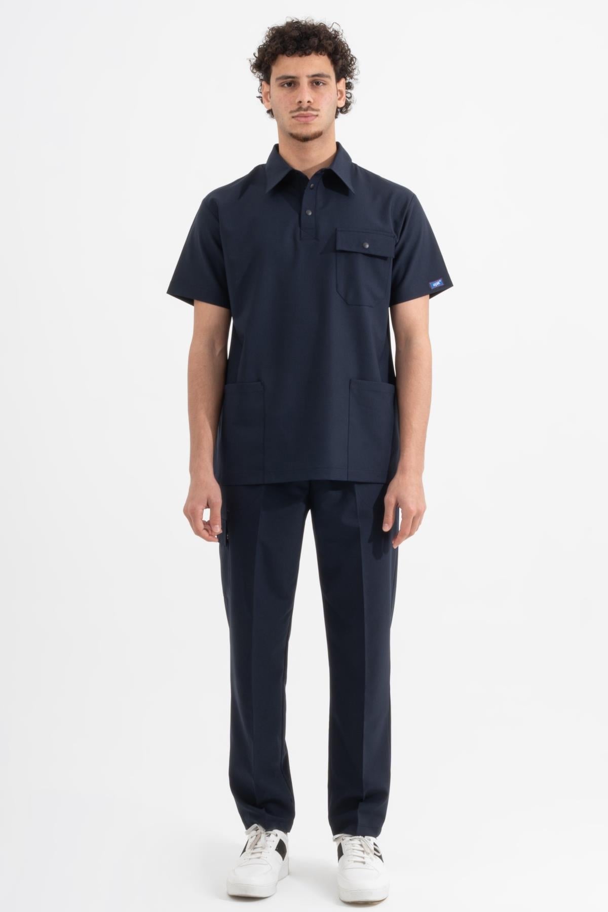 LACİVERT MILAN PREMIUM SCRUBS TAKIM