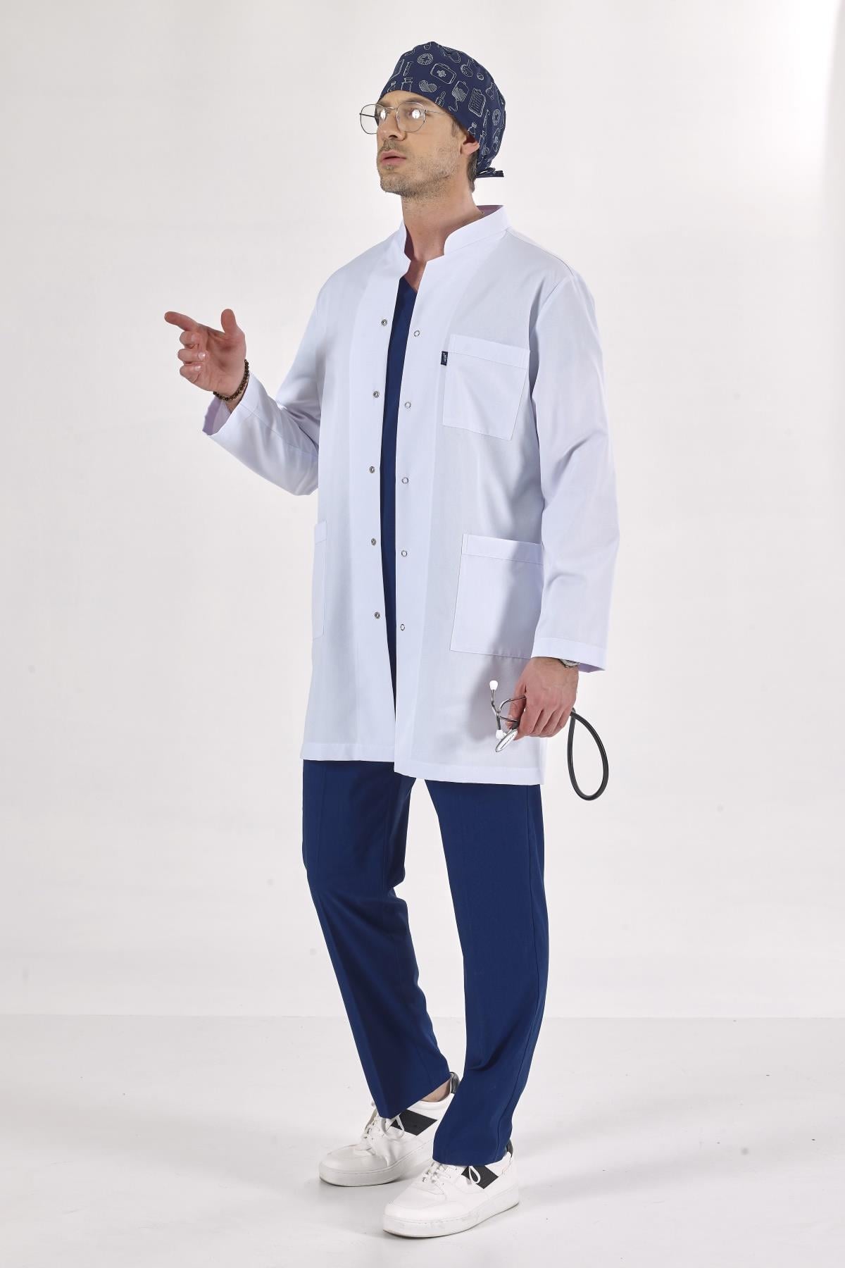 LİKRALI, UZUN BOY, HAKİM YAKA, ERKEK DOKTOR ÖNLÜĞÜ