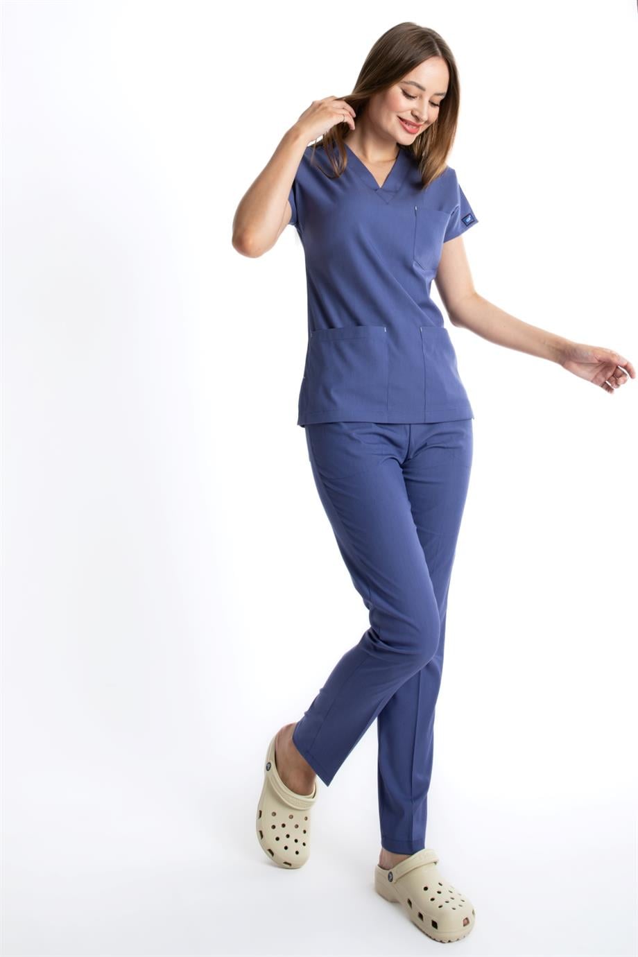 SİSLİ MAVİ CORE-FLEX KADIN CERRAHİ TAKIM