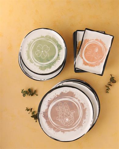 Porland Şans Karma  Parça 6 Kişilik İkram ve Kahvaltı Takımı