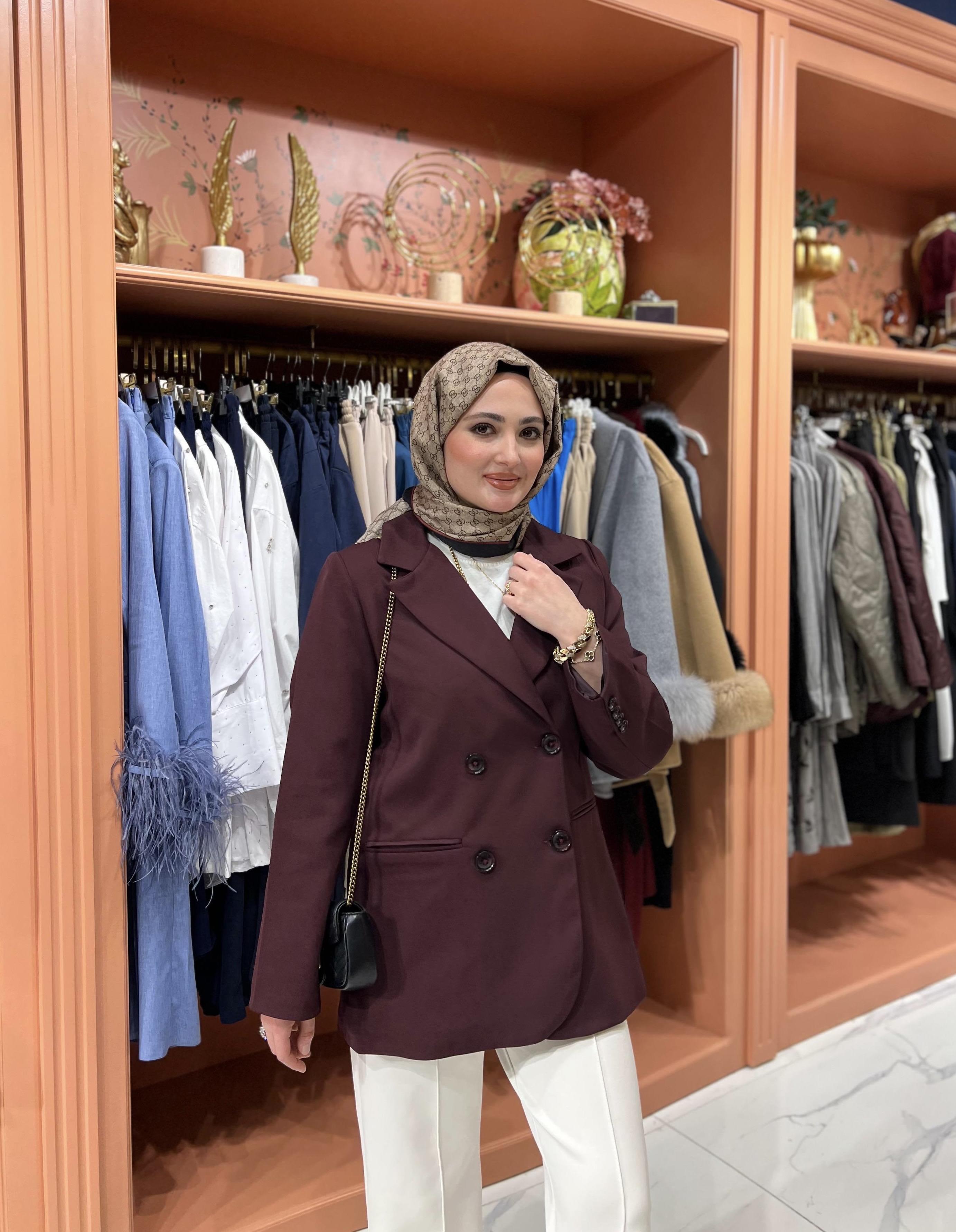 Blazer Ceket | Mürdüm